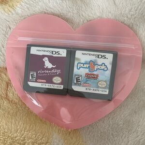 PurrPals/Nintendogs DS game bundle